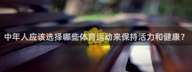 成都熊猫体育公园：中年人应该选择哪些体育运动来保持活力和健康？