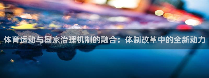 熊猫体育官网：体育运动与国家治理机制的融合：体制改革中的全新动力