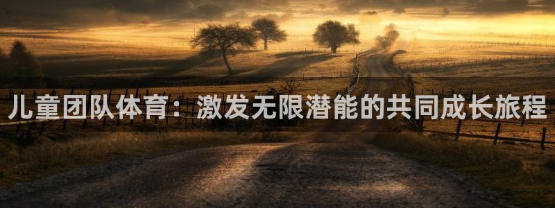 熊猫体育手机版：儿童团队体育：激发无限潜能的共同成长旅程