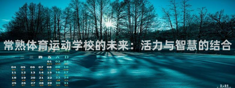 熊猫体育比赛直播：常熟体育运动学校的未来：活力与智慧的结合